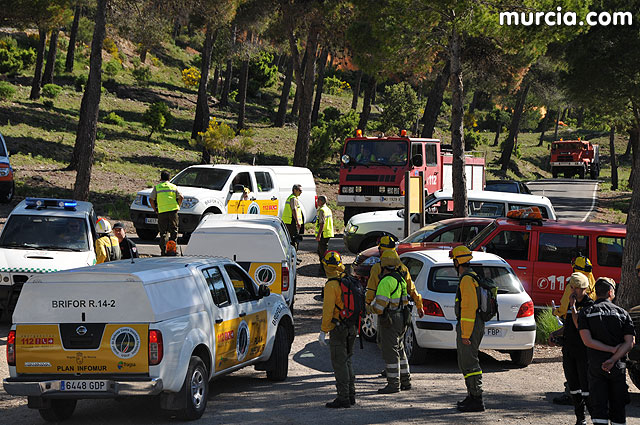 Doscientos efectivos en Sierra Espuña participaron en un simulacro de incendio - 39