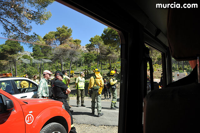 Doscientos efectivos en Sierra Espuña participaron en un simulacro de incendio - 141