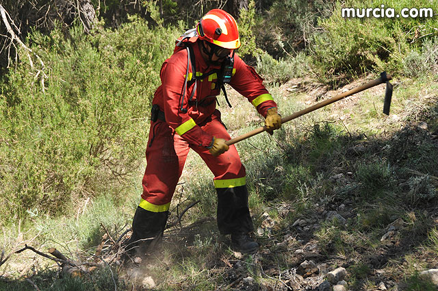 Doscientos efectivos en Sierra Espuña participaron en un simulacro de incendio - 154