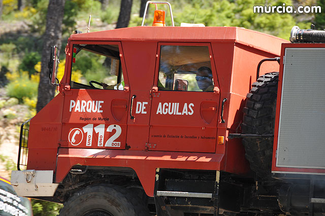 Doscientos efectivos en Sierra Espuña participaron en un simulacro de incendio - 162