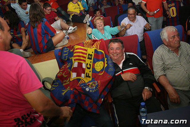 Celebracin del ttulo de Liga. FC Barcelona. Totana 2010 - 27
