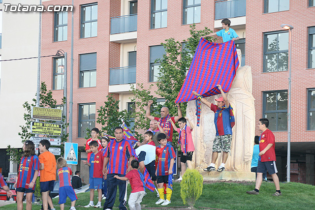 Celebracin del ttulo de Liga. FC Barcelona. Totana 2010 - 83