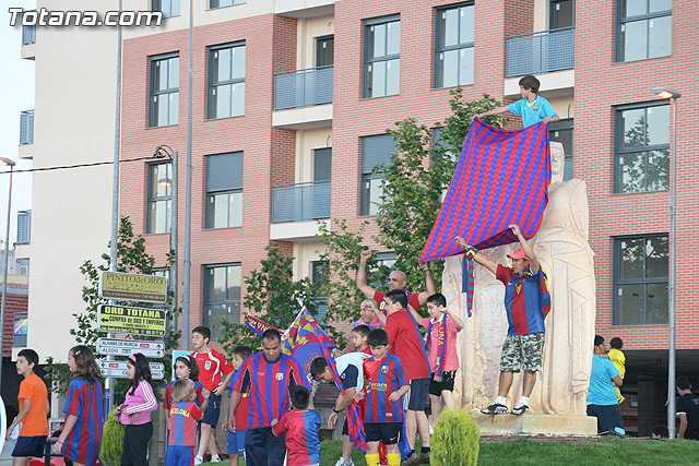 Celebracin del ttulo de Liga. FC Barcelona. Totana 2010 - 84