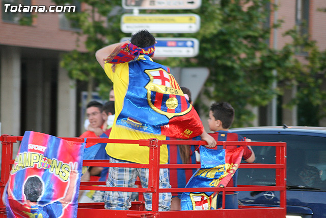 Celebracin del ttulo de Liga. FC Barcelona. Totana 2010 - 89