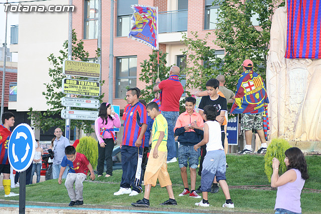 Celebracin del ttulo de Liga. FC Barcelona. Totana 2010 - 95