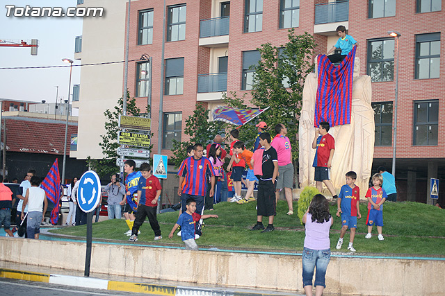 Celebracin del ttulo de Liga. FC Barcelona. Totana 2010 - 96