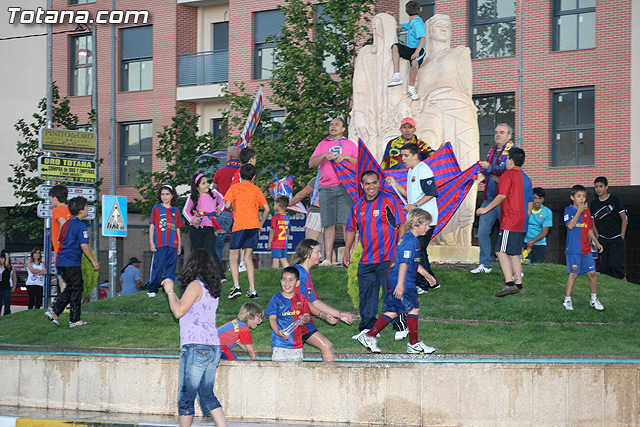 Celebracin del ttulo de Liga. FC Barcelona. Totana 2010 - 97