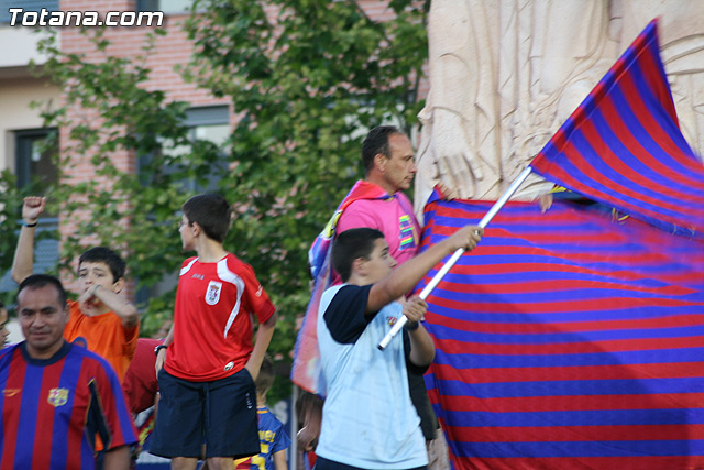 Celebracin del ttulo de Liga. FC Barcelona. Totana 2010 - 98