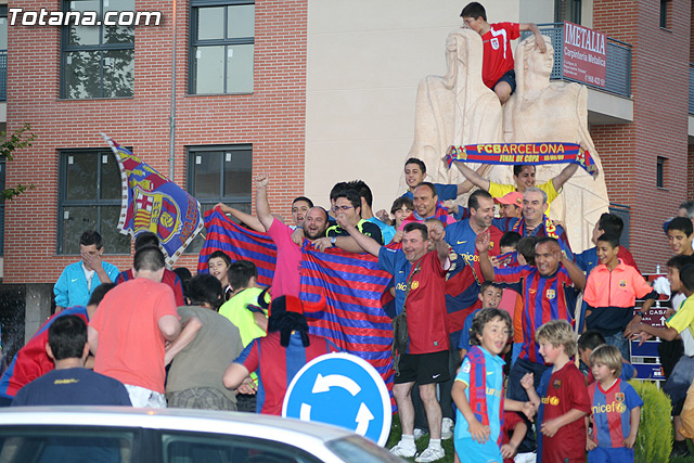 Celebracin del ttulo de Liga. FC Barcelona. Totana 2010 - 101