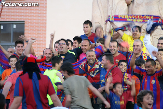 Celebracin del ttulo de Liga. FC Barcelona. Totana 2010 - 102