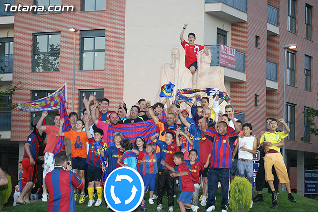 Celebracin del ttulo de Liga. FC Barcelona. Totana 2010 - 105