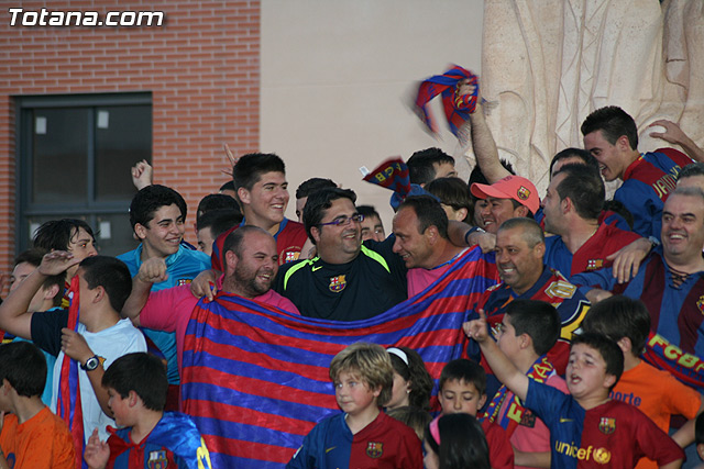Celebracin del ttulo de Liga. FC Barcelona. Totana 2010 - 107