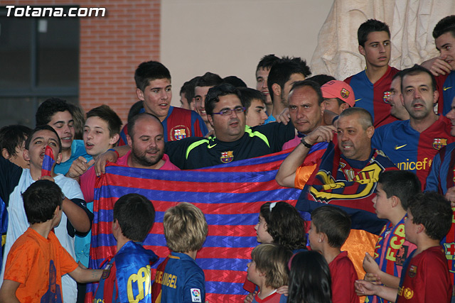 Celebracin del ttulo de Liga. FC Barcelona. Totana 2010 - 109
