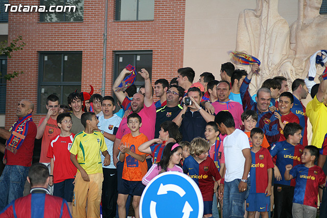 Celebracin del ttulo de Liga. FC Barcelona. Totana 2010 - 114