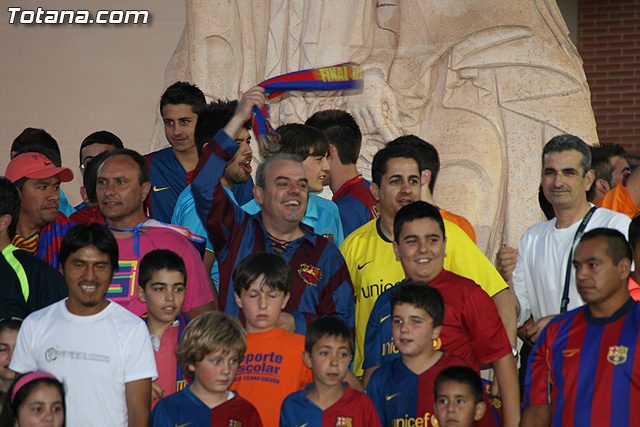 Celebracin del ttulo de Liga. FC Barcelona. Totana 2010 - 116