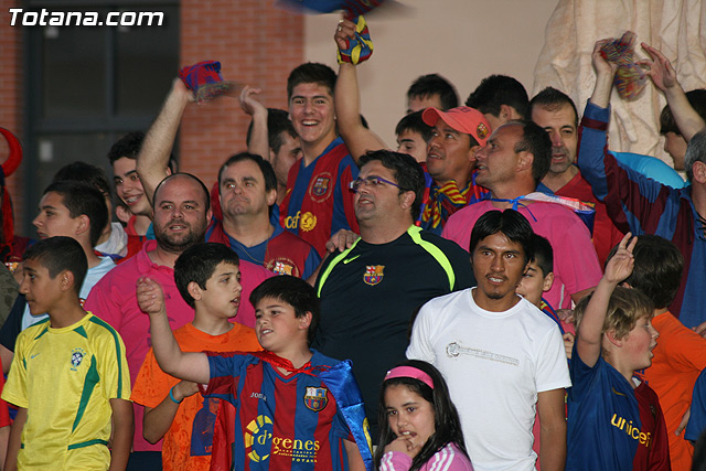 Celebracin del ttulo de Liga. FC Barcelona. Totana 2010 - 117