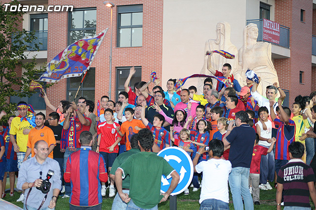 Celebracin del ttulo de Liga. FC Barcelona. Totana 2010 - 128