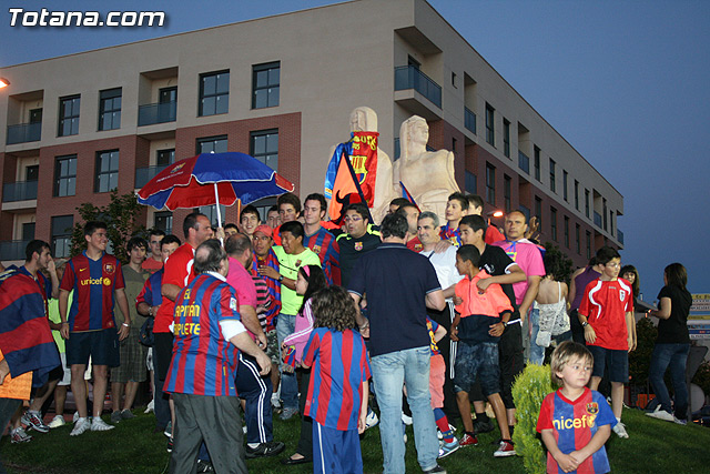 Celebracin del ttulo de Liga. FC Barcelona. Totana 2010 - 140