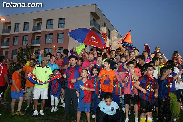 Celebracin del ttulo de Liga. FC Barcelona. Totana 2010 - 147