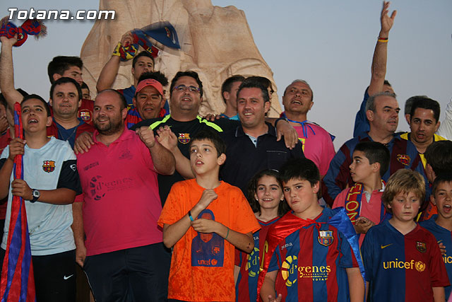 Celebracin del ttulo de Liga. FC Barcelona. Totana 2010 - 240