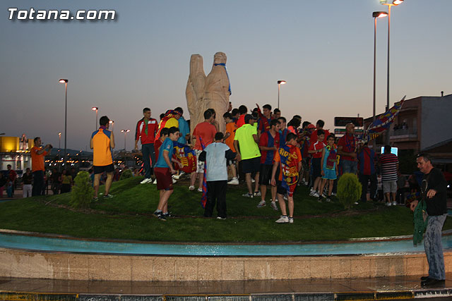 Celebracin del ttulo de Liga. FC Barcelona. Totana 2010 - 261