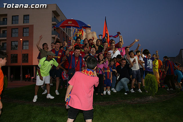 Celebracin del ttulo de Liga. FC Barcelona. Totana 2010 - 265
