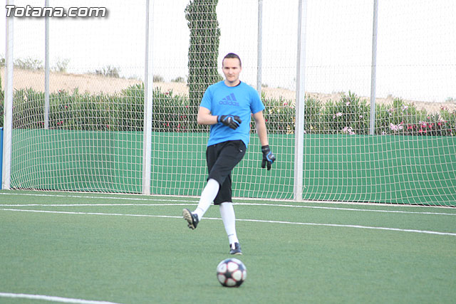 Final del torneo de ftbol de empresas 