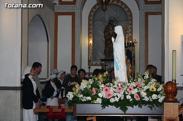 Procesión Virgen de Lourdes y bendición del retablo - 3