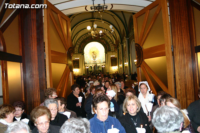 Procesin Virgen de Lourdes y bendicin del retablo - 27