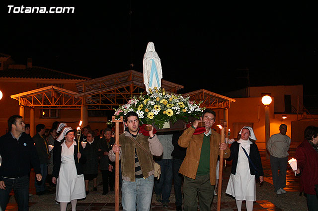 Procesión Virgen de Lourdes y bendición del retablo - 89