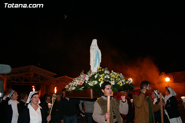Procesin Virgen de Lourdes y bendicin del retablo - 90