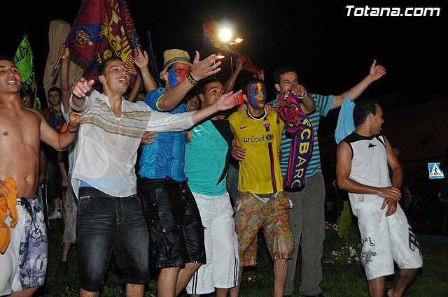 Celebracin del triunfo del Bara en la Liga de Campeones - 73