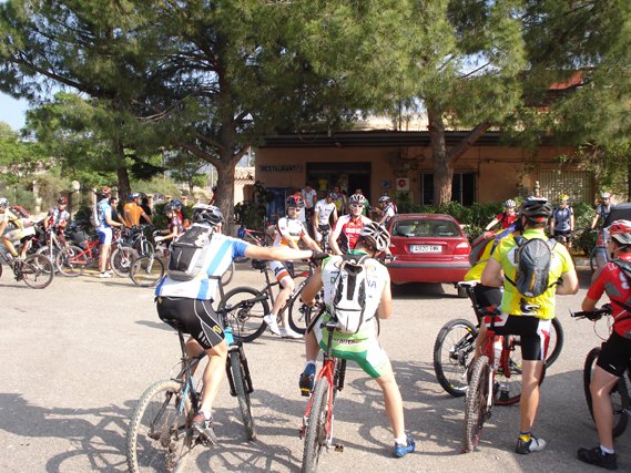 1 BiciAlmuerzo en mountain bike Sierra Espua en ruta 2011 - 2