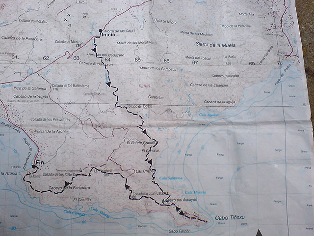 El club senderista de Totana realiza una ruta por el Espacio Natural de la Muela-Cabo Tiñoso - 109