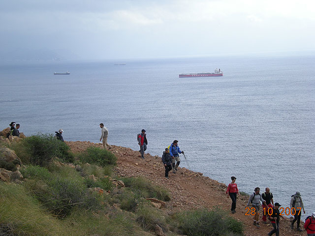 El club senderista de Totana realiza una ruta por el Espacio Natural de la Muela-Cabo Tioso - 143