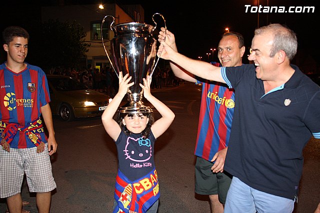 Celebracin de la victoria del FC Barcelona frente al Manchester en la final de la Liga de Campeones - 45