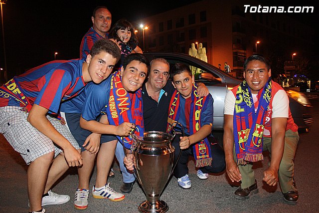 Celebracin de la victoria del FC Barcelona frente al Manchester en la final de la Liga de Campeones - 48