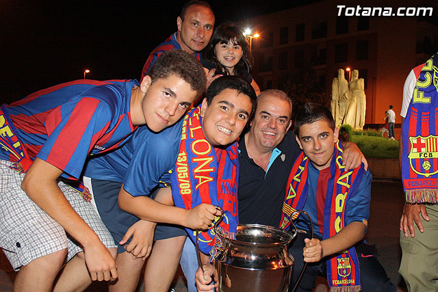 Celebracin de la victoria del FC Barcelona frente al Manchester en la final de la Liga de Campeones - 49