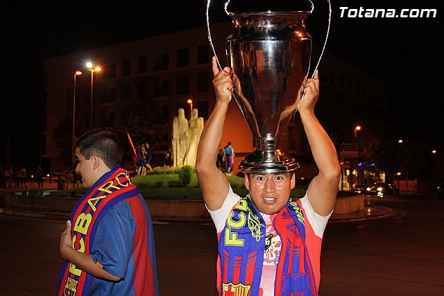 Celebracin de la victoria del FC Barcelona frente al Manchester en la final de la Liga de Campeones - 50