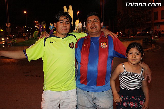 Celebracin de la victoria del FC Barcelona frente al Manchester en la final de la Liga de Campeones - 51