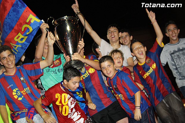 Celebracin de la victoria del FC Barcelona frente al Manchester en la final de la Liga de Campeones - 64
