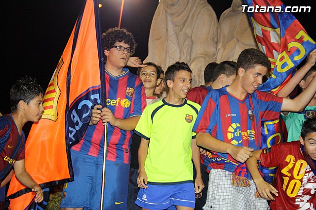 Celebracin de la victoria del FC Barcelona frente al Manchester en la final de la Liga de Campeones - 65