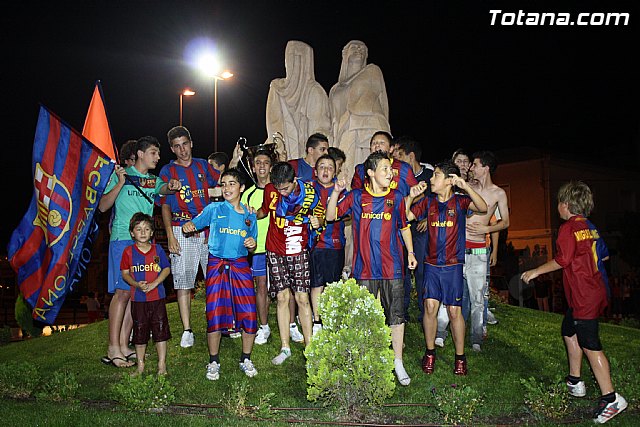 Celebracin de la victoria del FC Barcelona frente al Manchester en la final de la Liga de Campeones - 66