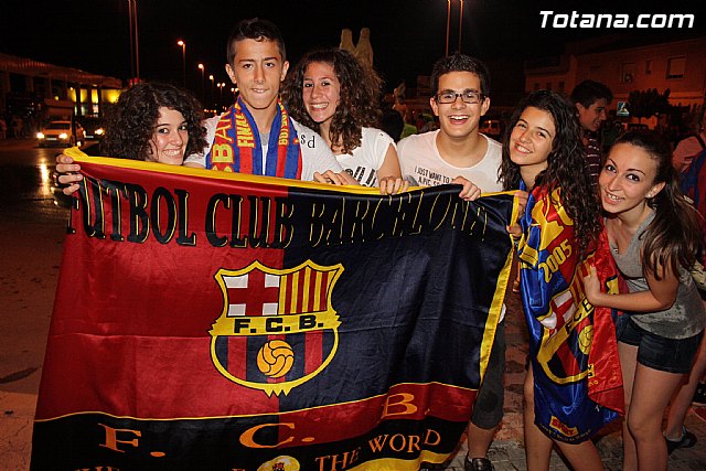 Celebracin de la victoria del FC Barcelona frente al Manchester en la final de la Liga de Campeones - 74