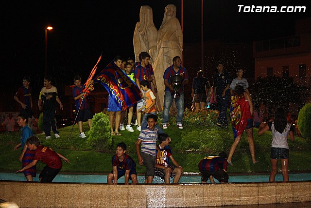Celebracin de la victoria del FC Barcelona frente al Manchester en la final de la Liga de Campeones - 77