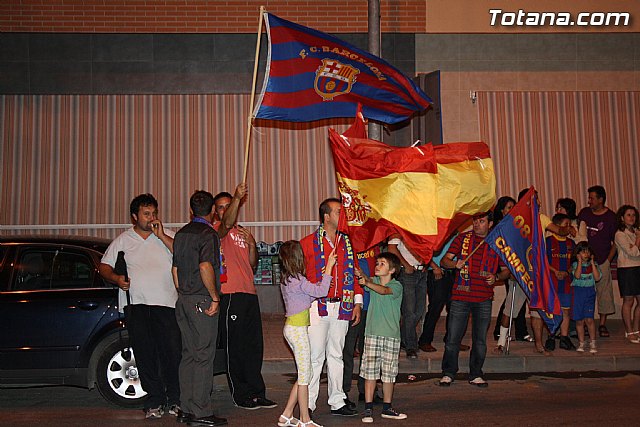 Celebracin de la victoria del FC Barcelona frente al Manchester en la final de la Liga de Campeones - 79