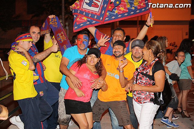 Celebracin de la victoria del FC Barcelona frente al Manchester en la final de la Liga de Campeones - 81