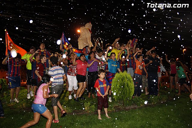 Celebracin de la victoria del FC Barcelona frente al Manchester en la final de la Liga de Campeones - 102