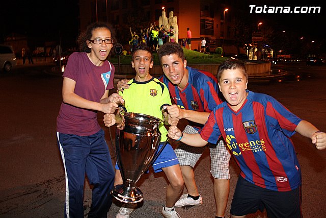 Celebracin de la victoria del FC Barcelona frente al Manchester en la final de la Liga de Campeones - 121