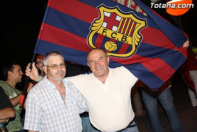 Celebracin de la victoria del FC Barcelona frente al Manchester en la final de la Liga de Campeones - 127